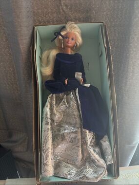 Winter Velvet Barbie in box